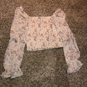 Floral crop top